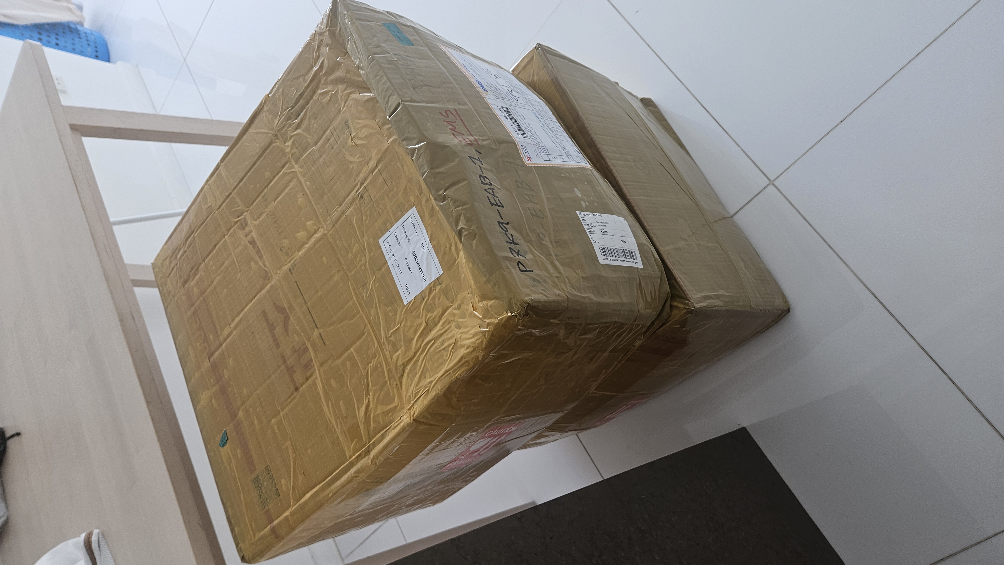 한국-싱가포르 배송 후기 