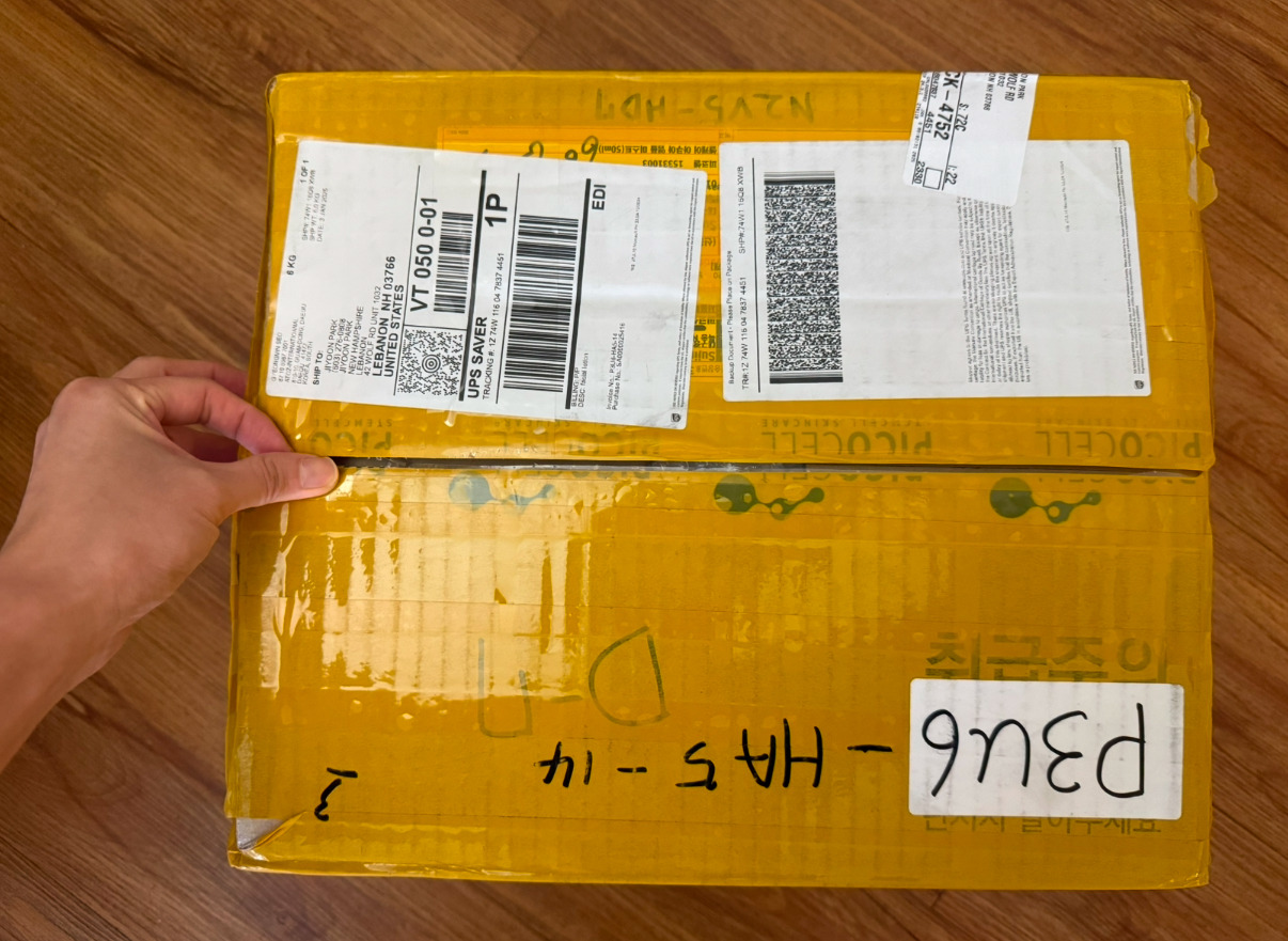 미국에서 한국으로 해외택배 