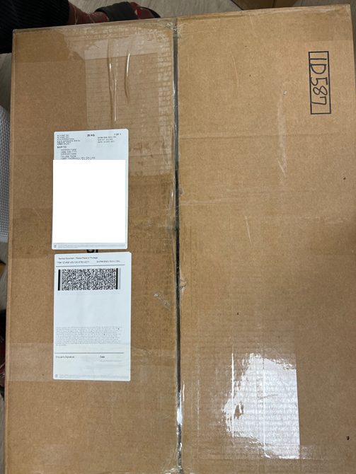 택배 오늘 잘 받았습니다. 잘 포장해서 보내주셔서 감사합니다!